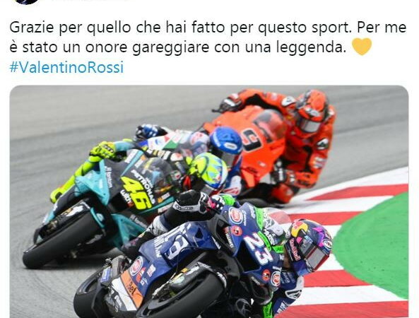 La conferenza stampa e l’addio di Rossi