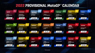 MotoGP, i calendari 2021 e 2022